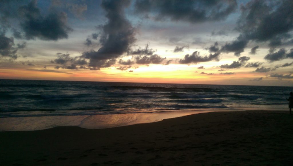 Sunset over Karon Beach