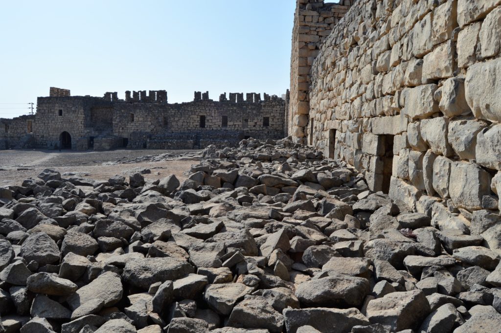 Azraq Castle, where the real-life Lawrence of Arabia based his operations during the Arab Revolt
